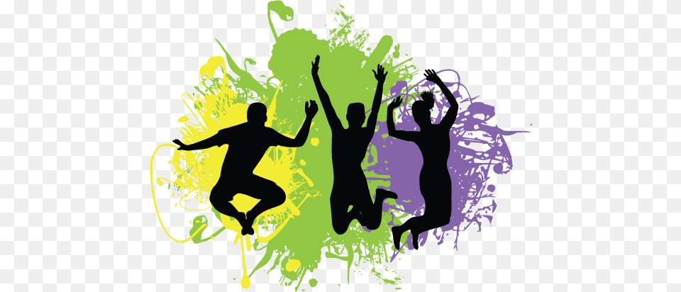 Parties Trampoline Park Silhouette, Purple, Adult, Male, Man Free Png