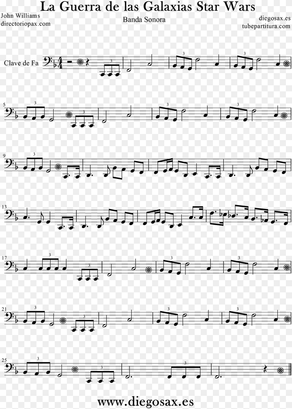 Partitura Violino Game Of Thrones, Gray Png