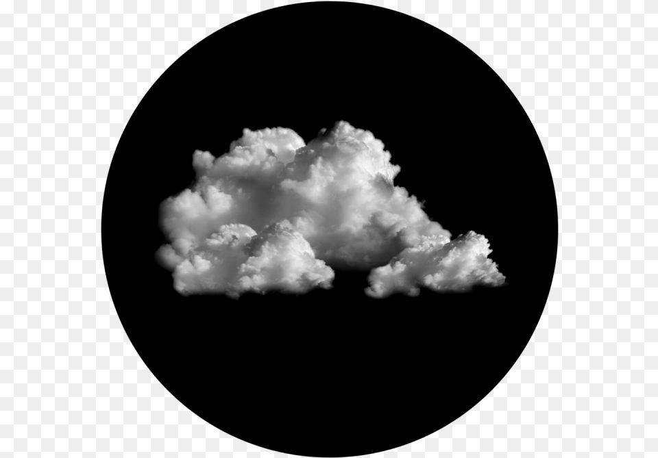 Partly Cloudy Circle, Cloud, Cumulus, Nature, Outdoors Free Png Download