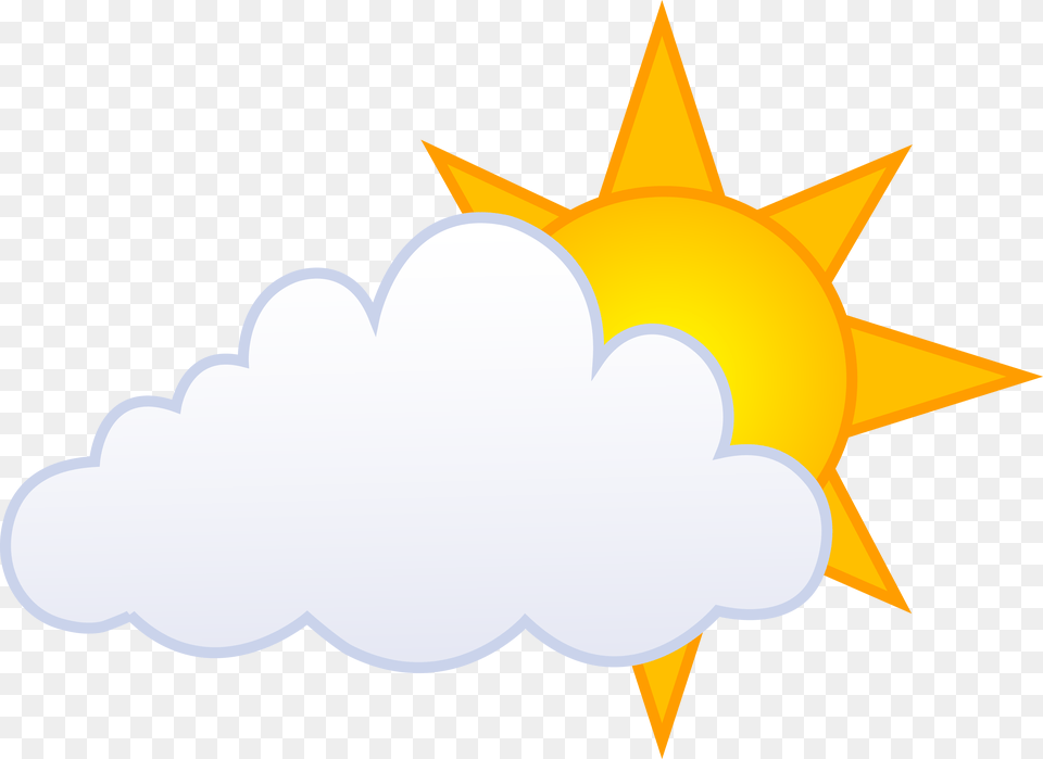 Partly Cloudy Clipart, Nature, Outdoors, Sky, Light Free Png Download