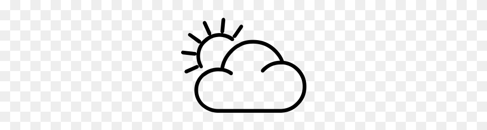 Partly Cloudy Icon Wood Burning Ideas Weather, Gray Png