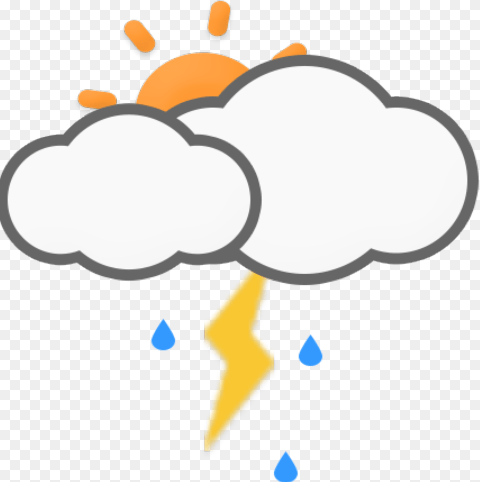 Partly Sunny W Thunder Storms Weather Forecasting, Light, Baby, Person Free Transparent Png