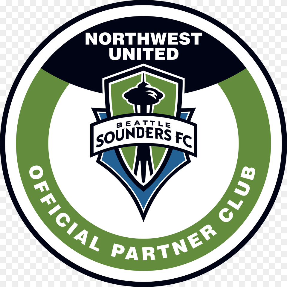 Partner Badge Seattle Sounders Women, Logo, Symbol, Emblem, Disk Free Png