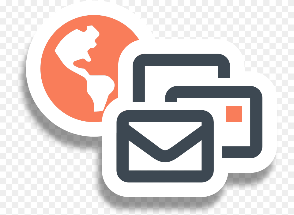 Partnered Couriers Emblem, Envelope, Mail Png Image