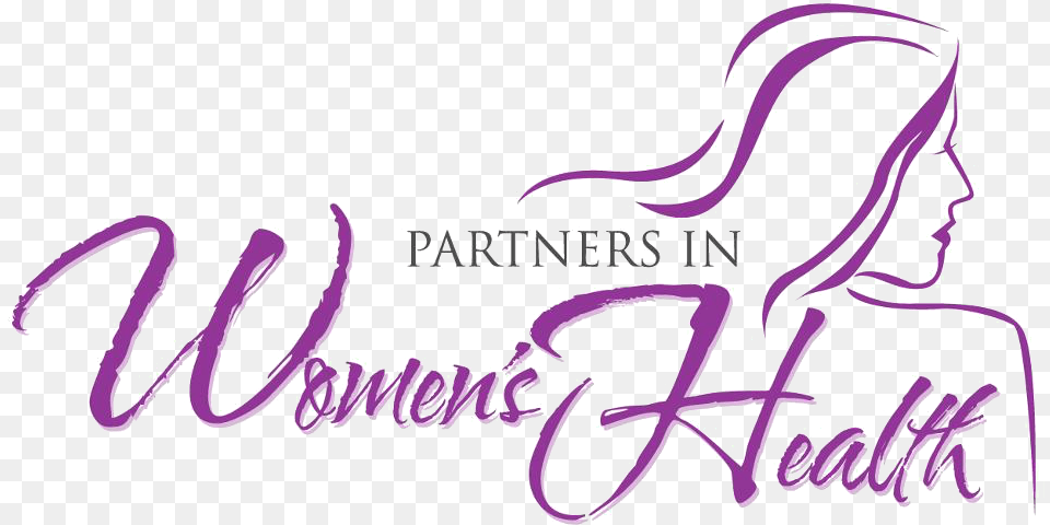 Partners In Women39s Health, Text, Handwriting, Purple, Bow Free Png Download