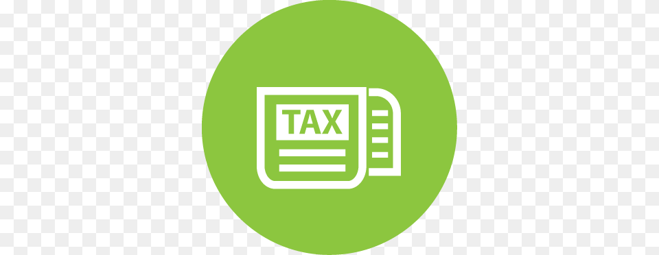 Partnership Tax Manager Tax Icon, Green, Logo, Sticker, Disk Free Png Download
