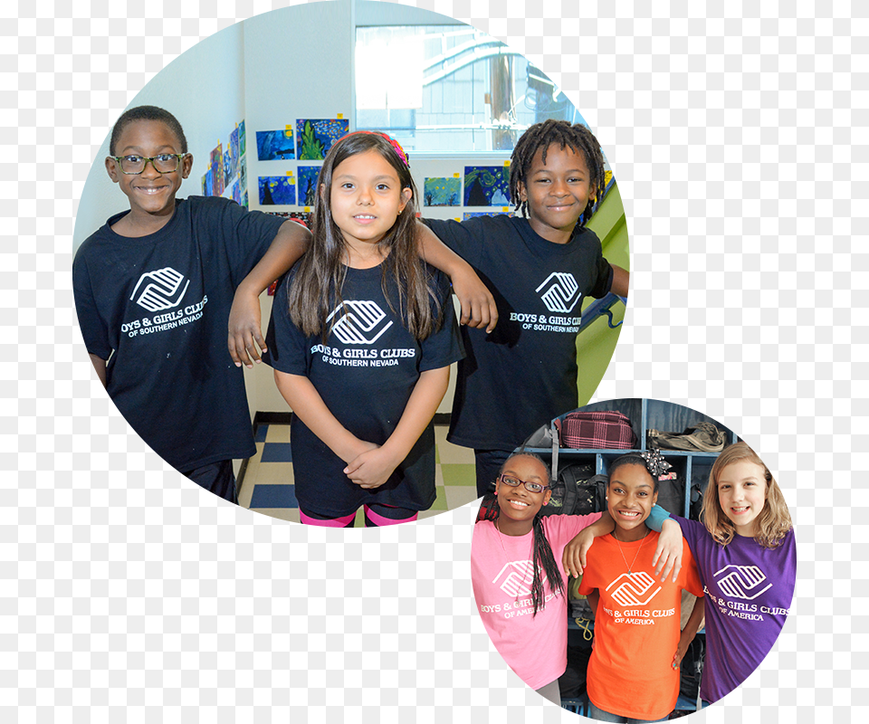 Partnerships Boys And Girls Club Of Southern Nevada, T-shirt, Clothing, Person, People Png Image