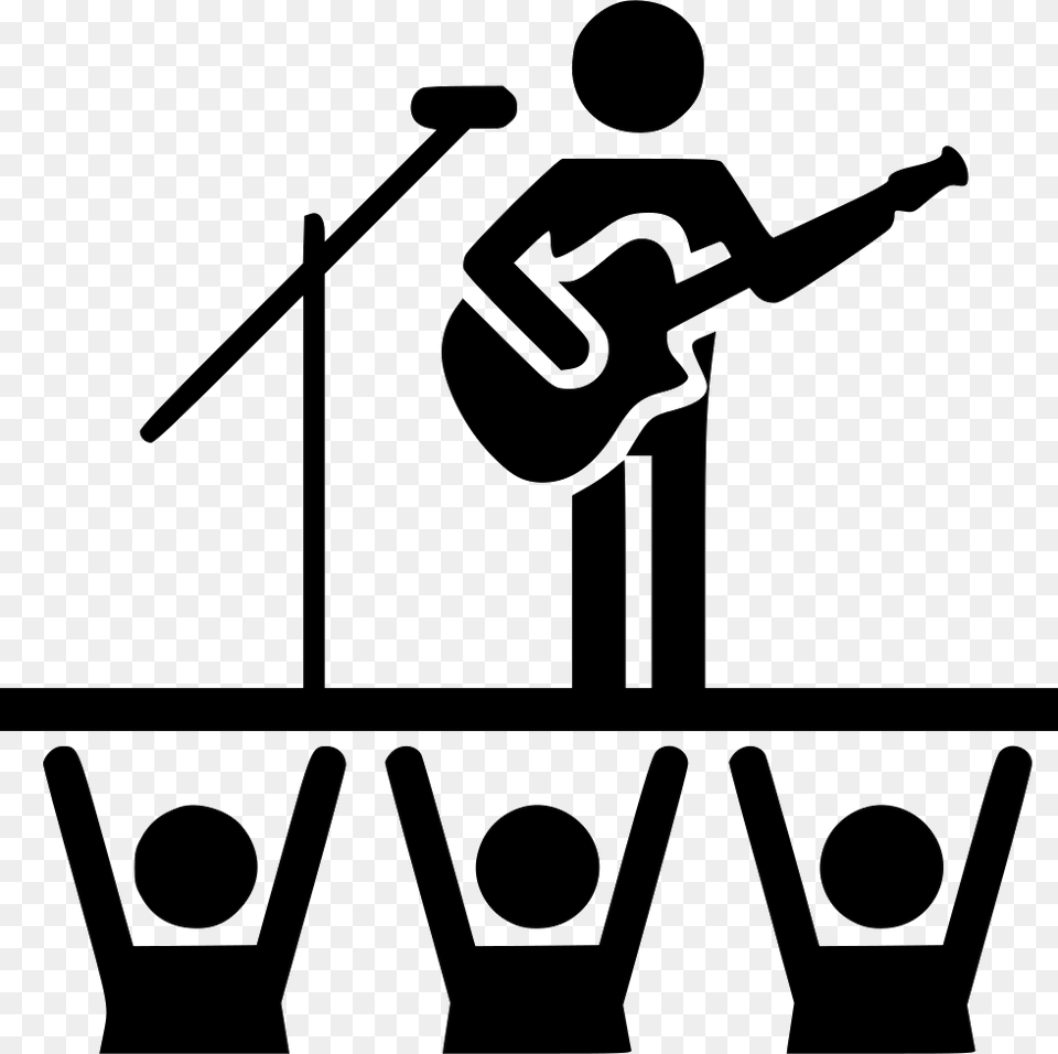Party, Concert, Crowd, Stencil, Electrical Device Free Png