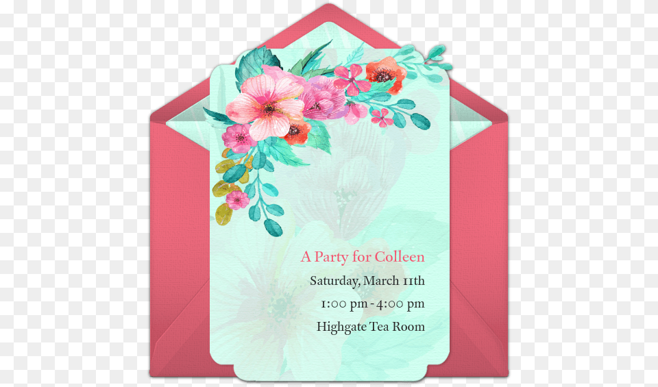 Party, Mail, Greeting Card, Envelope, Plant Free Transparent Png