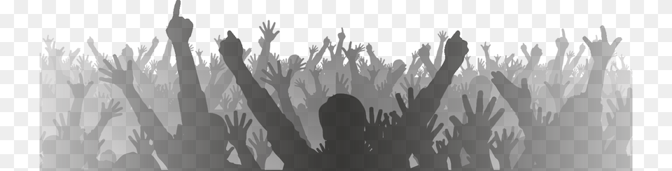 Party, Concert, Crowd, Person, Silhouette Png Image
