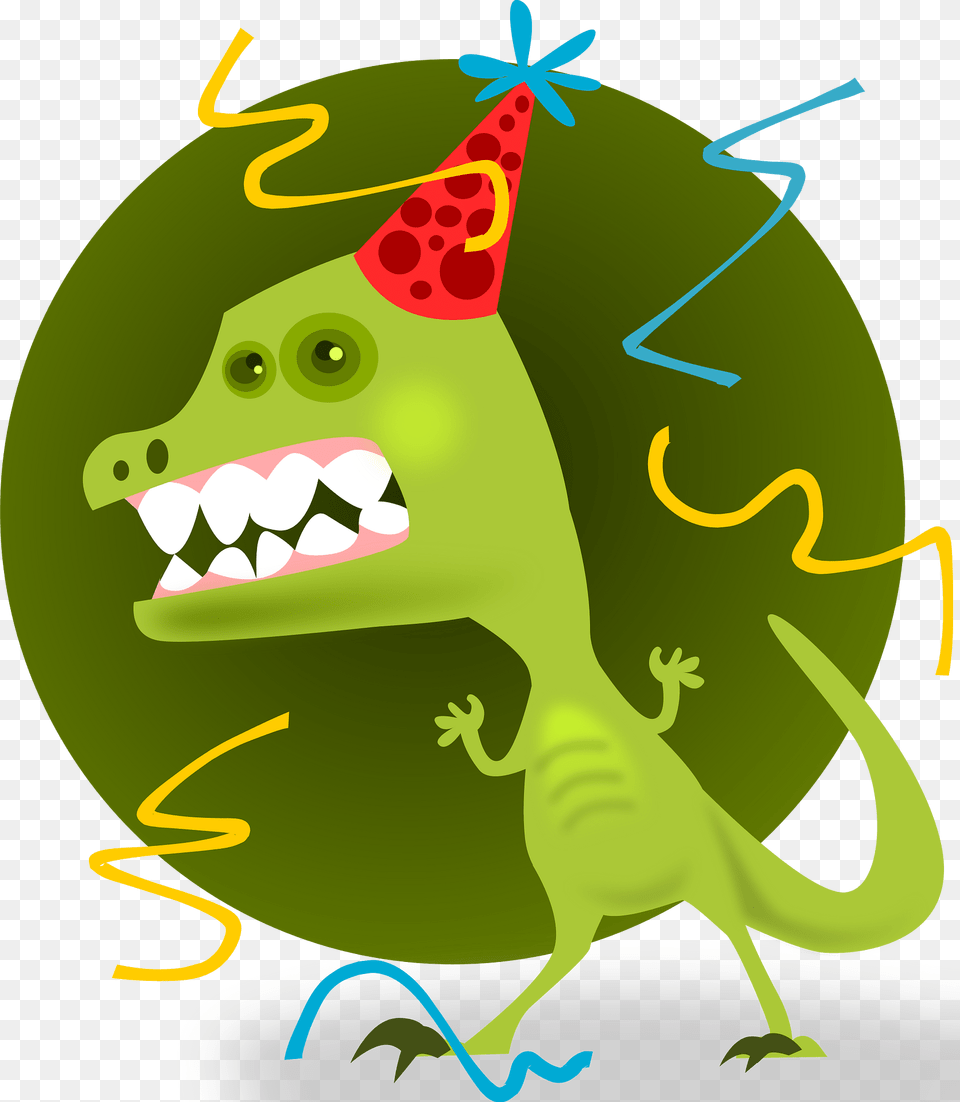 Party Animal Clipart, Clothing, Green, Hat, Green Lizard Png Image