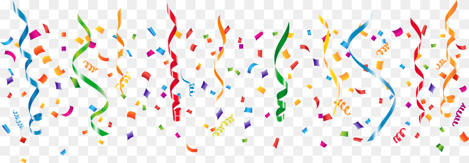 Party Background Party Decoration Party Transparent Birthday Decoration, Confetti, Paper Free Png