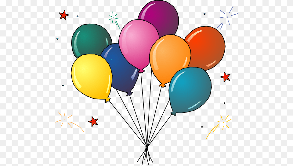 Party Balloons And Confetti, Balloon Free Png