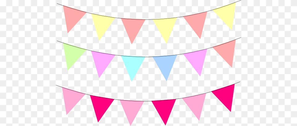Party Banner Cliparts, Triangle, Pattern Free Transparent Png