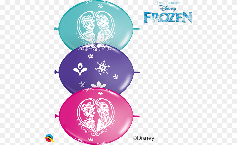 Party Banner Disney Frozen Disney Frozen Emmerset 15 Cm 5 Pieces, Balloon, Baby, Person, Face Free Png