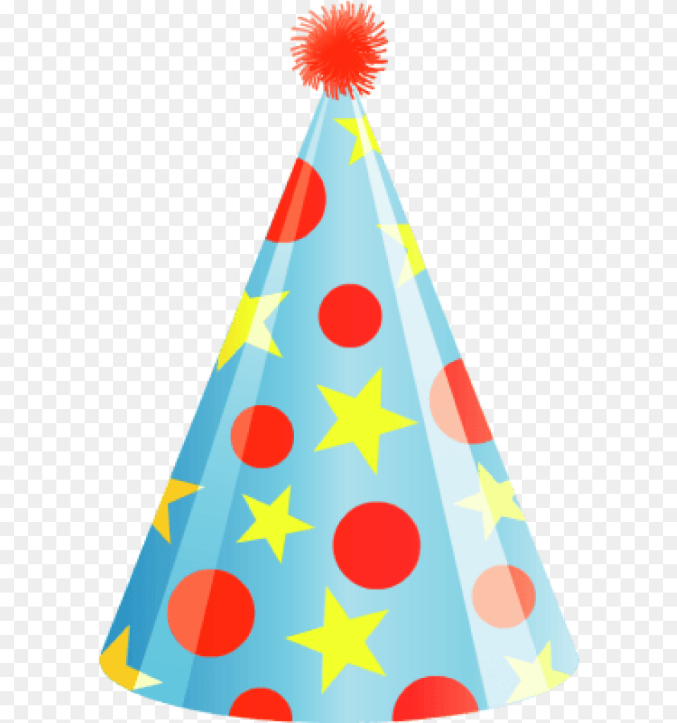 Party Birthday Hat Cartoon Transparent Background Birthday Hat, Clothing, Party Hat Png Image