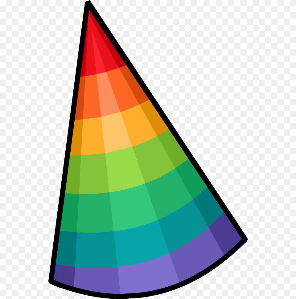 Party Birthday Hat Club Penguin Birthday Hat, Clothing, Triangle Png Image