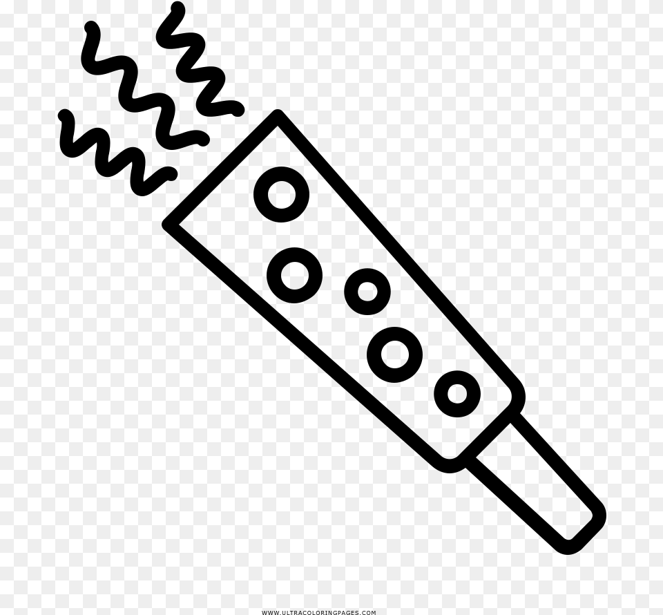 Party Blower Coloring, Gray Free Png Download