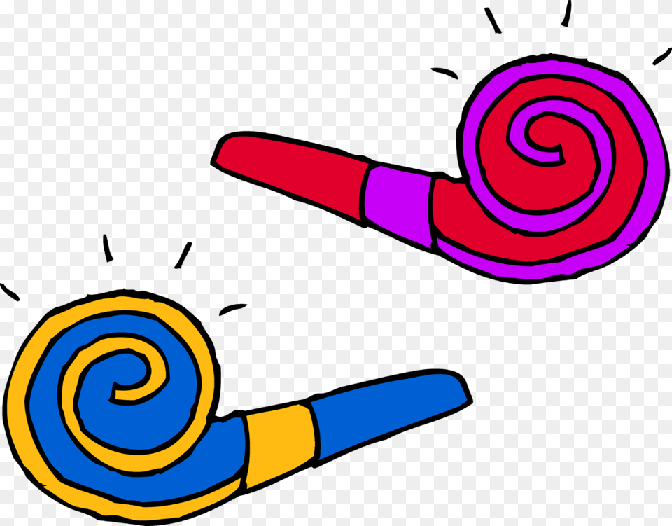 Party Blowers Clip Art, Candy, Food, Sweets, Smoke Pipe Free Png Download