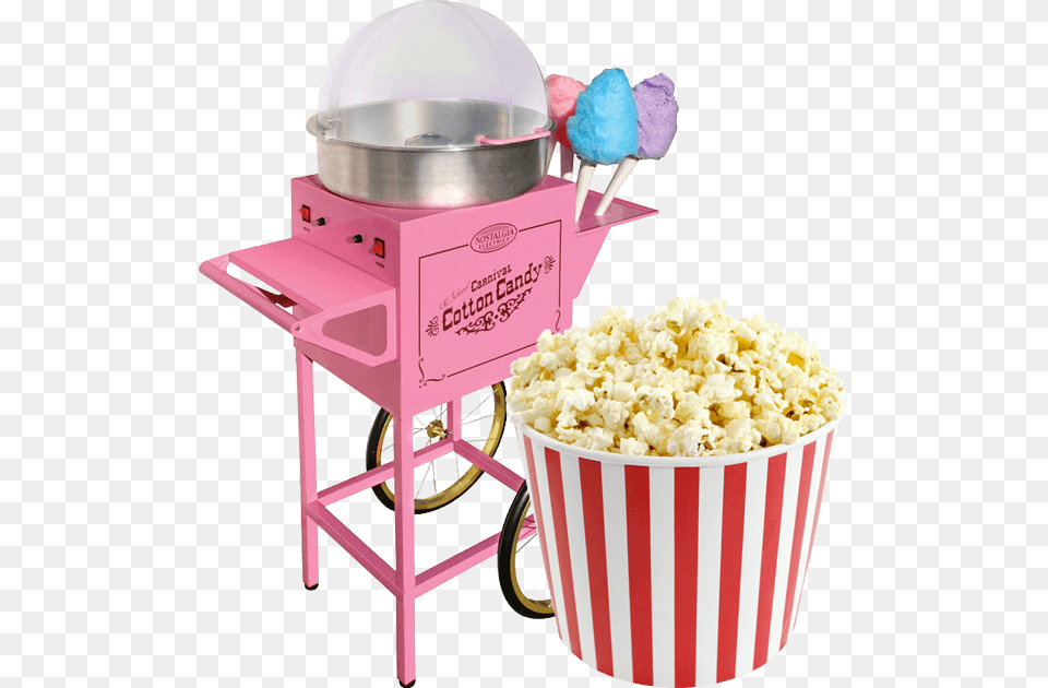 Party Candy Floss Machine, Food, Wheel, Popcorn, Snack Free Png