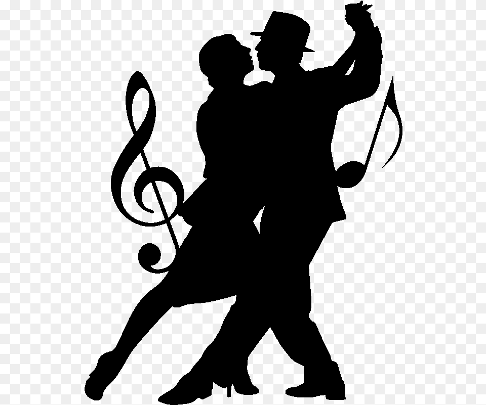 Party Clipart Couple Dancing Couple 1920 Silhouette, Gray Png