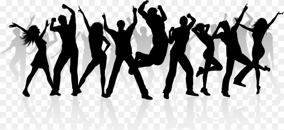 Party Dancing, Person, People, Adult, Silhouette Free Png Download