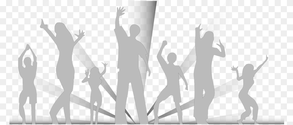 Party Dinner Vector Download Silhouette Transparent Dancing People, Person, Leisure Activities, Crowd, Concert Png