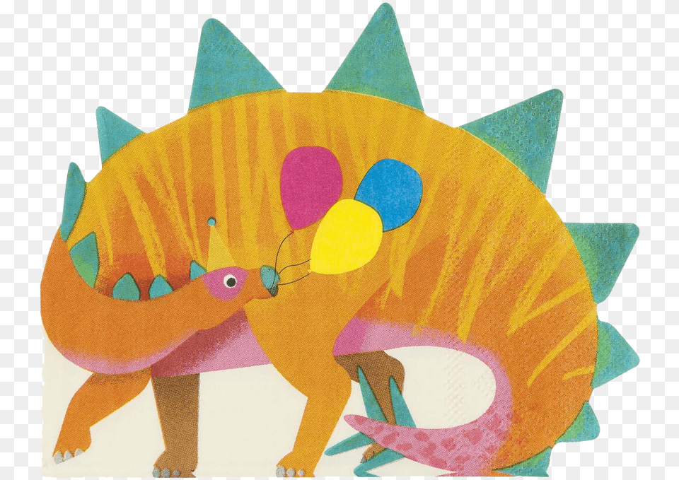 Party Dinosaurs Shaped Napkins, Applique, Pattern, Art, Animal Png Image