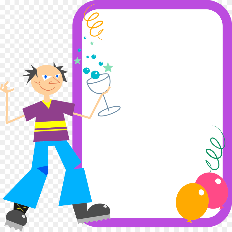 Party Dude Sign 2400px Clip Art, Cleaning, Person, Boy, Child Free Png