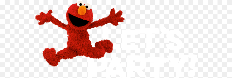 Party Elmo Smiling, Plush, Toy Png