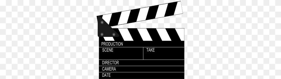 Party Event Theme Movie Clapper Board Clip Art Siluetas, Fence Free Png Download