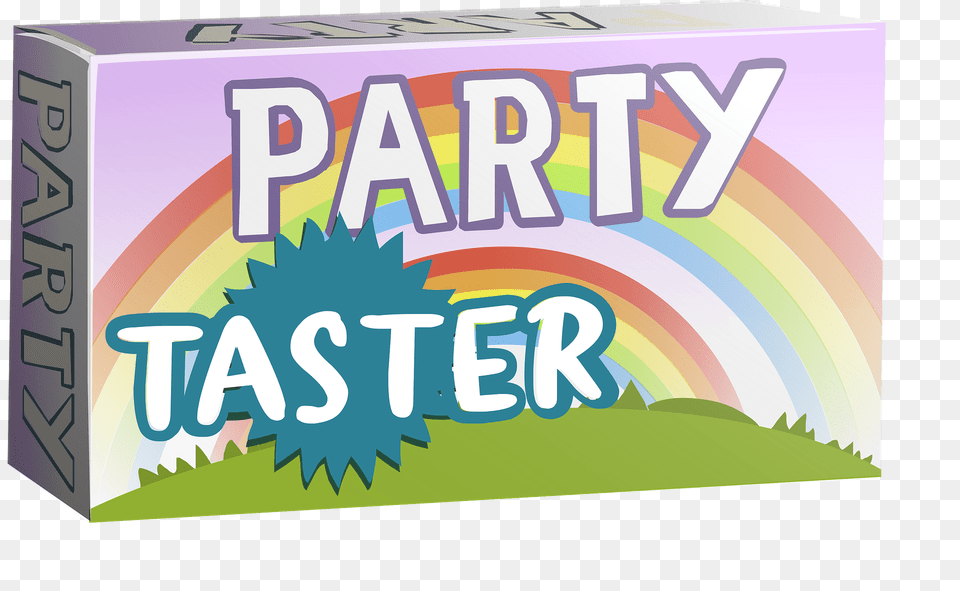 Party Fantasy Pack Taster Double Rainbow Clipart, Gum, Box Png