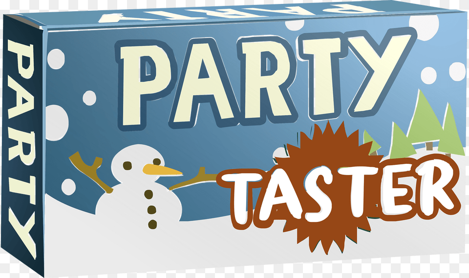 Party Fantasy Pack Taster Winter Wingding Clipart, Outdoors, Nature, Box, Snow Png