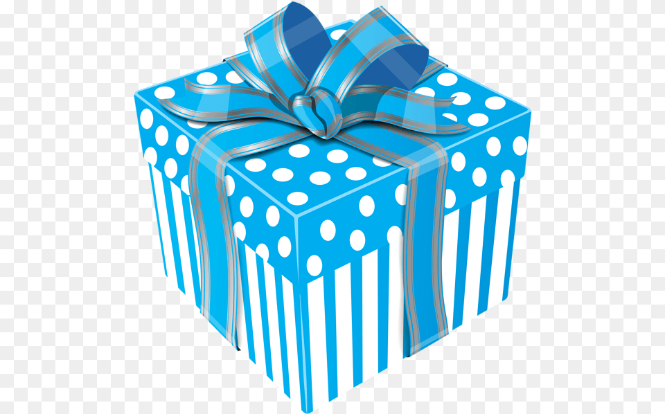 Party Favor Blue Gift Box Png