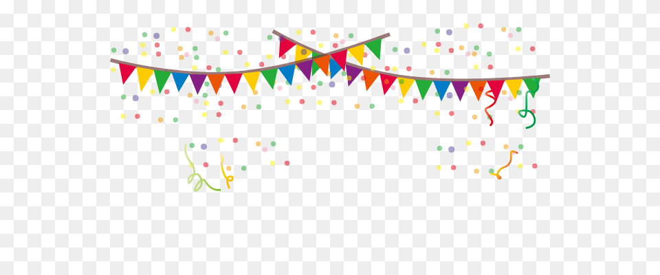 Party Flags, Paper, Confetti Free Png