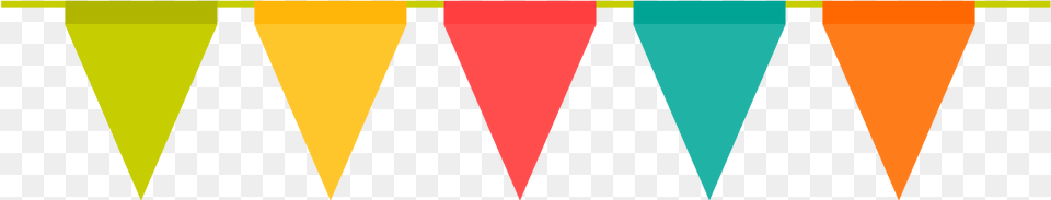 Party Flags, Triangle Free Png