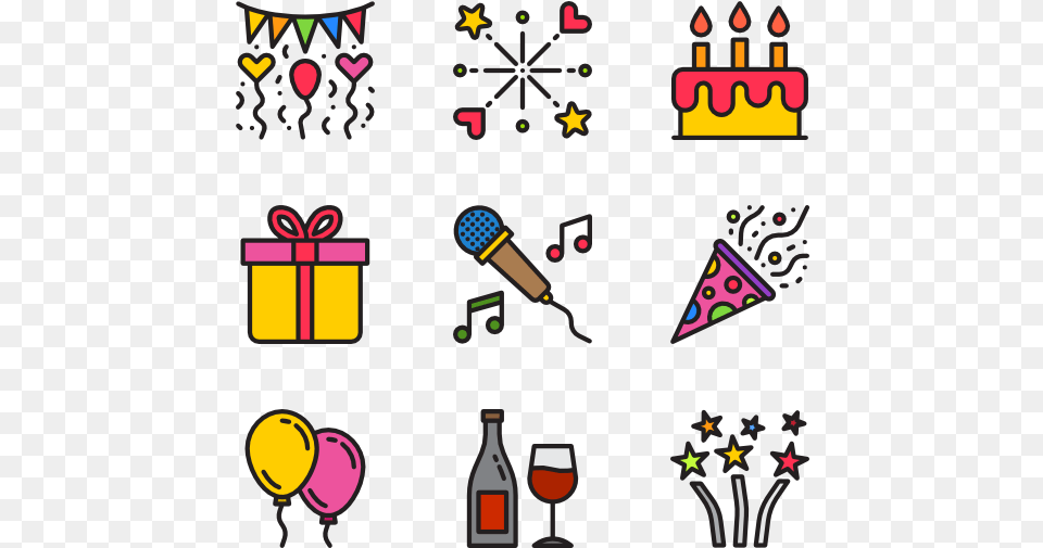 Party Funfair Icon, Electrical Device, Microphone Free Png Download