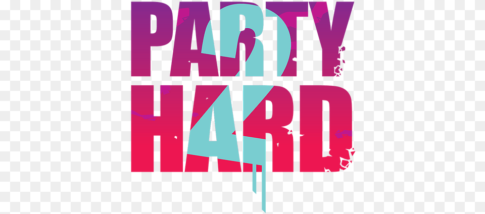 Party Hard 2 Stealth Strategy Game About Stopping Parties Party Hard 2 Logo, Purple, Art, Graphics, Text Free Transparent Png