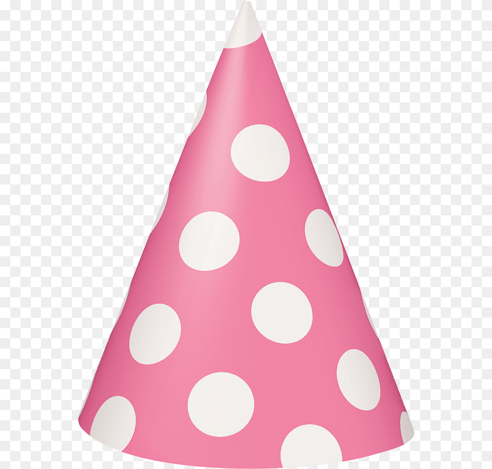 Party Hat Birthday Clipart Image Transparent Pink Party Hat Transparent, Clothing, Party Hat Free Png