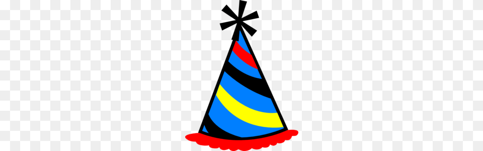 Party Hat Blue Red Yellow Clip Art, Clothing, Party Hat Free Transparent Png