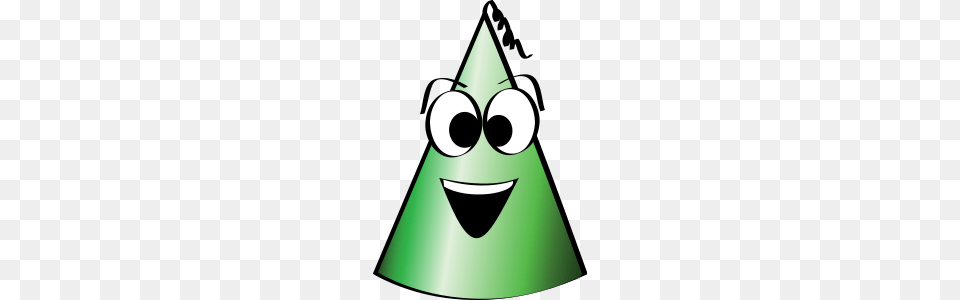 Party Hat Character, Green, Clothing, Triangle Png