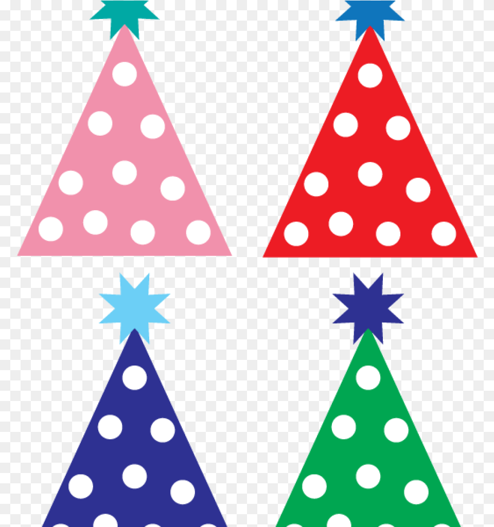 Party Hat Clip Art Party Hat Clipart Designs Party Hat, Clothing, Triangle, Pattern Png