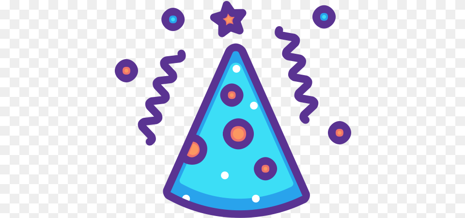 Party Hat Emoji 2 Birthday Hat Icon, Lighting, Clothing, Disk Png Image