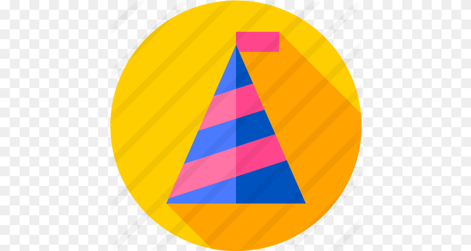 Party Hat Free Birthday And Party Icons Vertical, Triangle, Clothing, Hardhat, Helmet Png