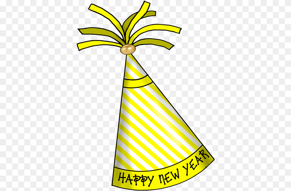Party Hat New Year Hats Transparent New Years Party Hat Clipart, Clothing, Party Hat Png Image