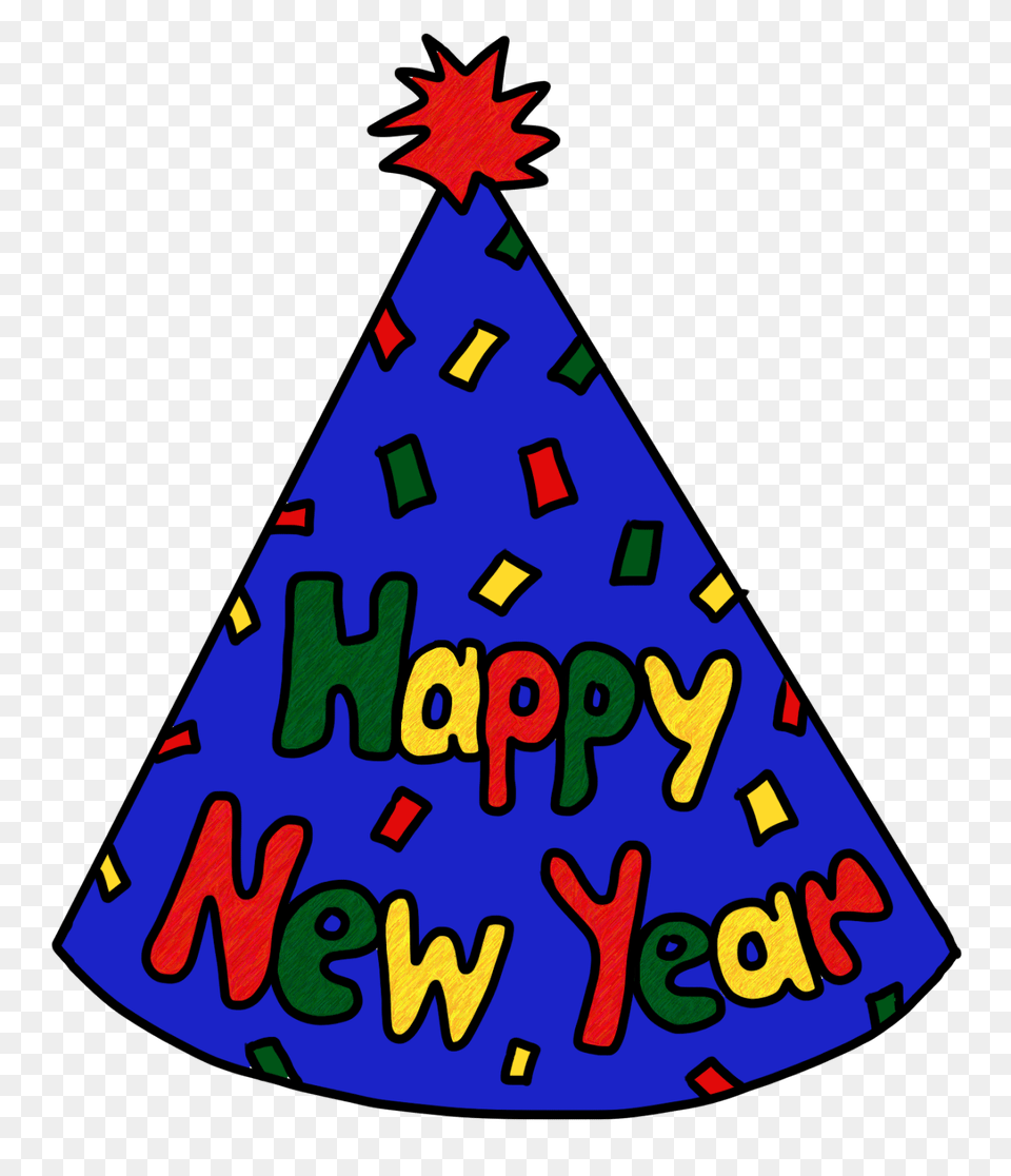 Party Hat New Years Eve Day New Year Hat Clipart, Clothing Free Png Download