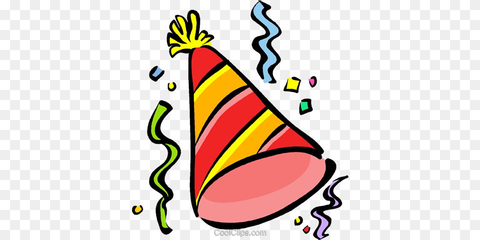 Party Hat Royalty Vector Clip Art Illustration, Clothing, Party Hat Free Png