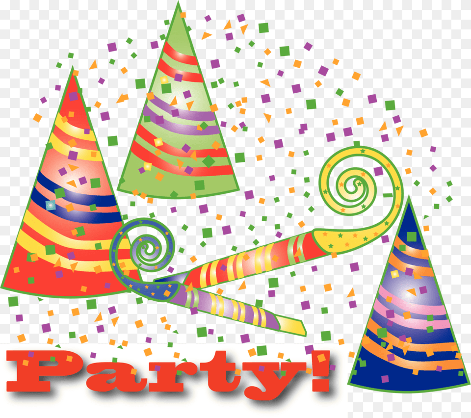 Party Hats Graphic Birthday Party Related, Clothing, Hat, Art, Graphics Free Png