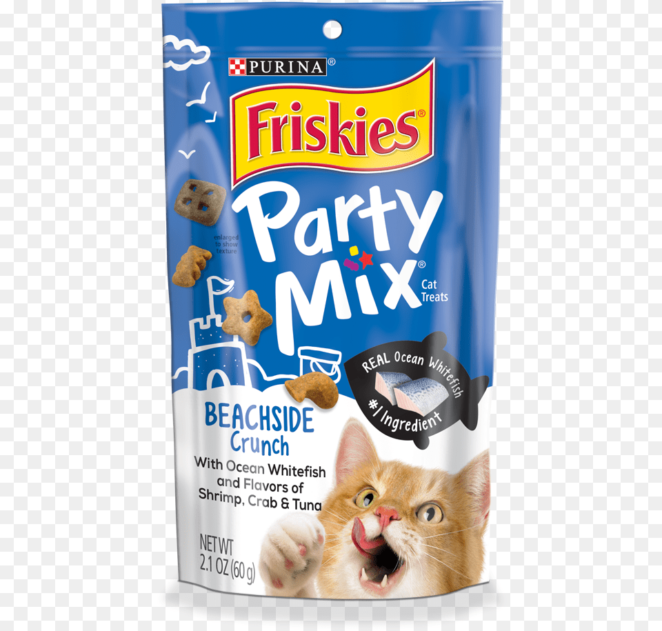 Party Mix Beachside Crunch Friskies Puppy Milk Puppy Biscuit With Milk 350 Gr, Animal, Cat, Mammal, Pet Free Png Download
