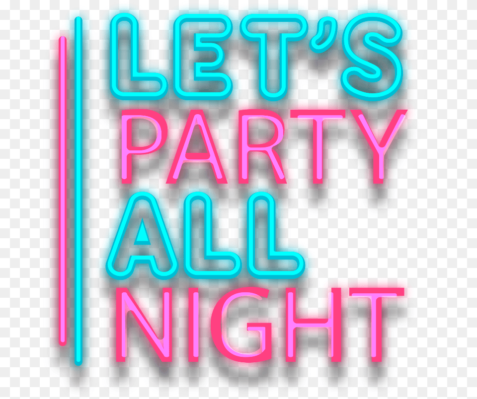 Party Nightlife Neon Ftestickers Graphic Design, Light, Dynamite, Weapon Png